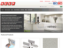 Tablet Screenshot of nesp.co.uk